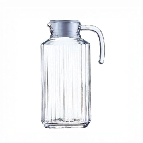 Arcoroc Quadro Caraffa con coperchio in plastica Bianco 1,7l - 1 Caraffa