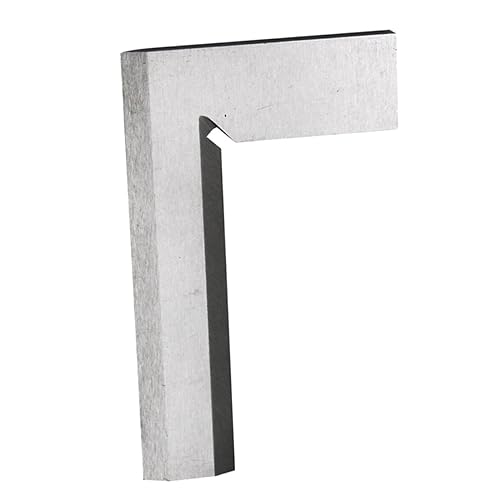 healvian 炭素鋼字型定規 広基底直角ゲージ 耐久性測定ツール 大工 機械工用 内外角測定用コンパクト設計