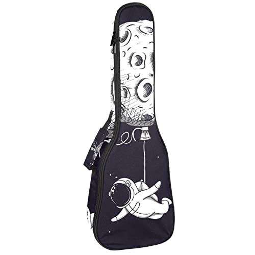 Sac pour ukulélé soprano rembourré 10mm housse concert universelle galaxie spatiale