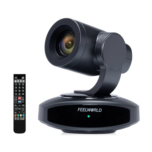 Caméra de streaming pour services religieux FEELWORLD 4K avec zoom 10X