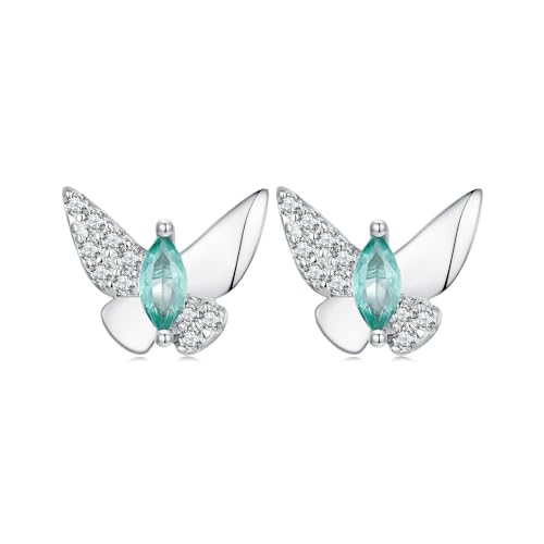 Boucles d'oreilles papillon argent 925 pour le style quotidien