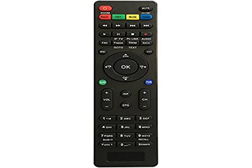 Mando a Distancia Original para Receptor de satélite HD 200s cristor Atlas HD200S, Negro