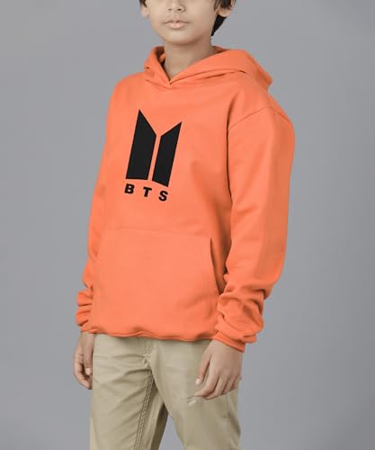 Image of KYDA KIDS Boys Cotton Regular Fit Hooded Neck Hoodies - Sweatshirt with Hoodies Full Sleeves Winter Wear, Long Sleeve Sweatshirts for Boys