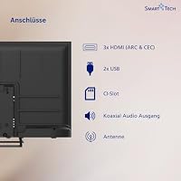 Smart Tech 43FN01V3 Fernseher 43 Zoll (109 cm) LED TV mit Full HD Auflösung – Ansicht 4