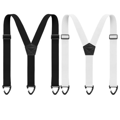 Image of Janmercy 2 Pcs Hidden Suspenders for Men, 1.5 inch