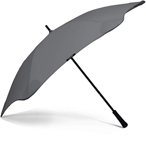 BLUNT Classic Umbrella – 47' Large Windproof Umbrella for Wind and Rain, Durable Canopy Design, Heavy Duty for Everyday Travel, UV Protection - Storm Grey