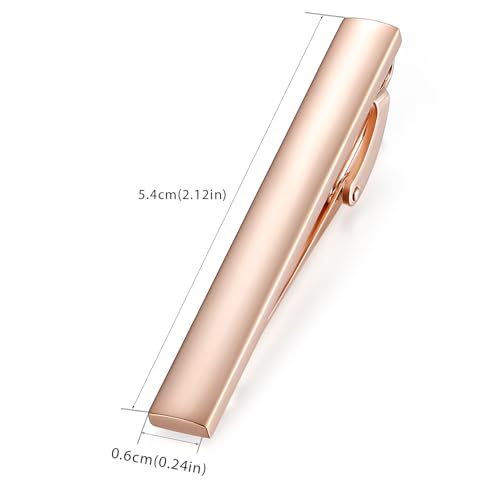 Image of HONEY BEAR 5cm /5.4cm /6cm Mens Tie Clip Bar for Normal Size Steel Business Wedding Gift 1.97 inch /2.12 inch /2.36 inch