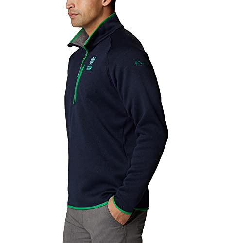Image of Columbia NCAA mens Collegiate Canyon Point Sweater Fleece Half Zip