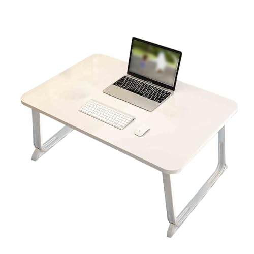 Escritorio para computadora portátil, mesa baja para cama, bandeja para computadora portátil, mesa de pie portátil con bandeja para regazo, varios estilos, estantería práctica, cajón práctico, ranura