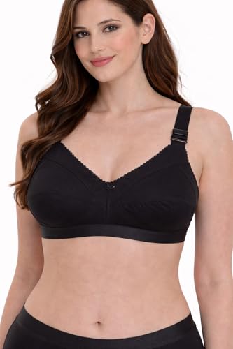 Image of Women Cotton Bra, Soft Breathable Non-Padded Everyday Comfort Bra