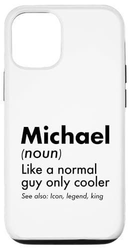 Michael Like A Normal Guy Only Cooler Legend King �t�@�[�X�g�l�[�� �X�}�z�P�[�X iPhone 12/12 Pro �p