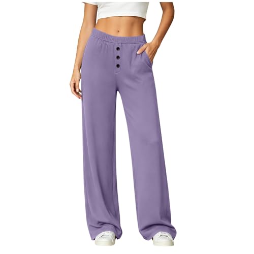 Pantalon sport large femme fluide et décontracté pour le quotidien et les loisirs