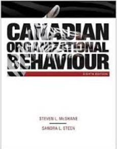 Canadian Organizational Behavior by Sandra Steen Steven McShane (2011-12-23)