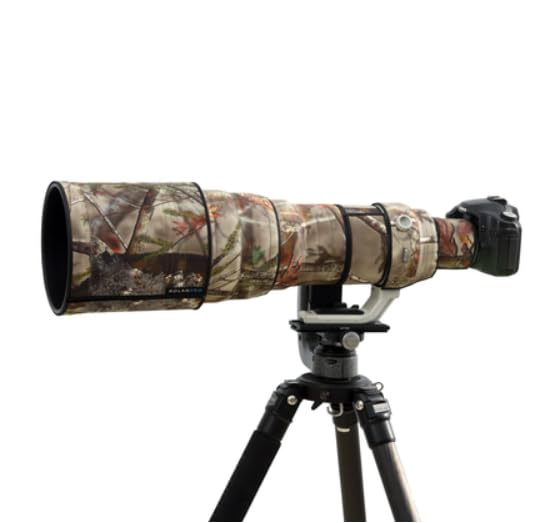 Rolanpro Camouflage Lens Cover for Canon EF 600mm F/4 L is II USM Raincover Lens Protection Sleeve Case-#20 Jungle camo Waterproof