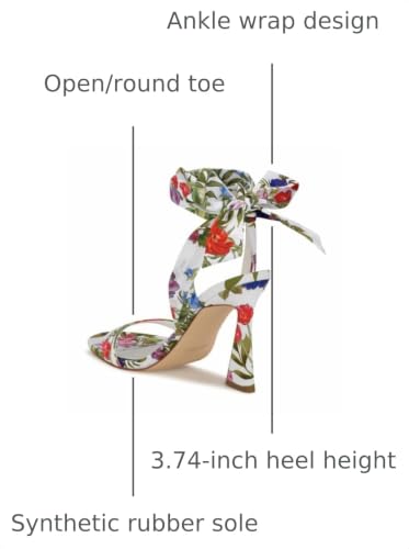 Image of Kelsie Ankle Wrap Heeled Sandals