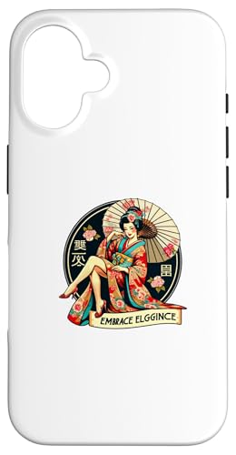 Japanese Embrace Elegance �s���i�b�v�O���t�B�b�N - S25 �X�}�z�P�[�X iPhone 16 �p