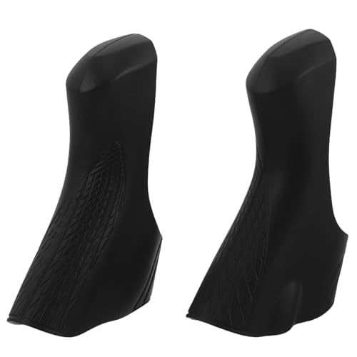 AKOOSY Cocottes de Levier de Vélo en Silicone Noir, Poignées de Rechange pour Vélos Installation Simple et Changement Précis, pour Entraînement Quotidien...