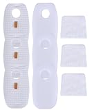 Dttery 3 Pack for Shark Rocket DuoClean HV380 HV380C HV380W HV381 HV381C HV382 HV382BRN HV383 HV384Q Filter Kit, 6 Pre-Filters (3 Foam+3 Felt) and 3 Post-Filters Replacement Part XFFH380 XPSTFH380