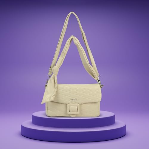 Image of Mochi Women Casual PU Soft Body Magnet closure Quilted Shoulder Bag