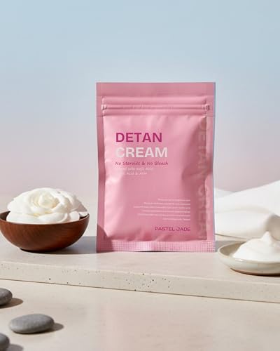 Image of Detan - No bleach & steroids Cream Refill 50g | Alpha Arbutin, Kojic Acid & Aloe Vera | Brightening Face Pack | Honey & Botanical Extracts | Suitable for All Skin Types