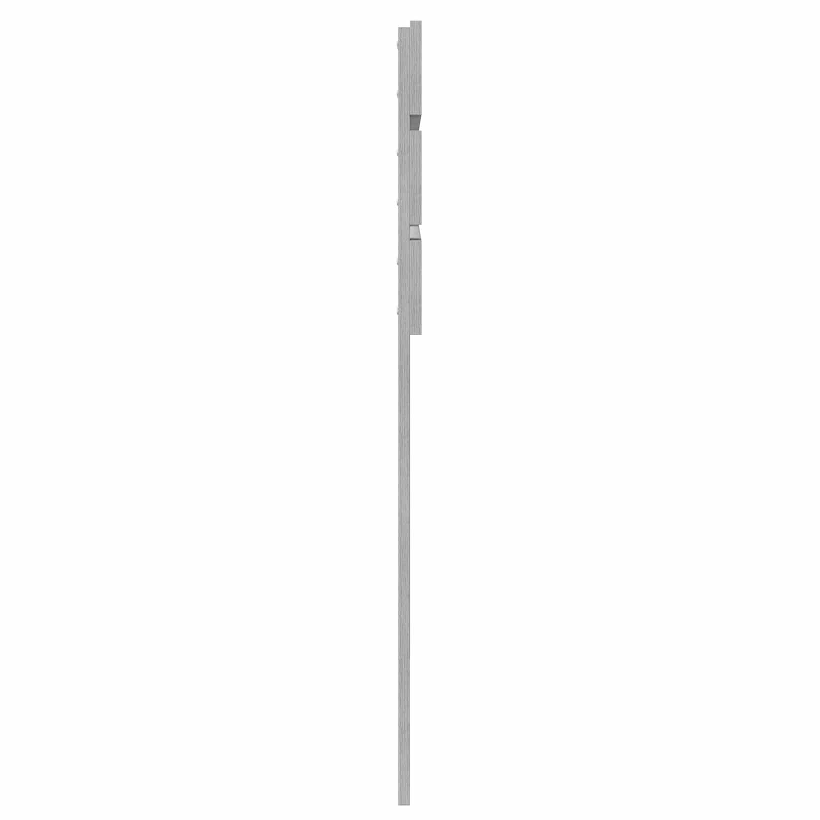 Testiera moderna Sonoma grigia, 75 cm, realizzata in legno resistente, design sottile, facile da pulire, ideale per camere da letto e spazi aperti