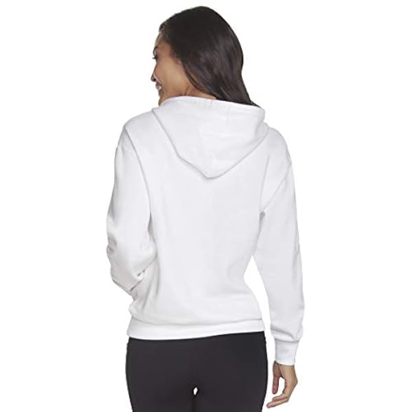 Skechers Sudadera con capucha con logotipo de diamante para mujer