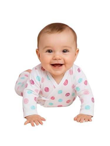 Image of The Mom Store Baby Romper Jabla Style For Boys And Girls | Cotton | Soft Infant Bodysuit | Trendy Stylish Sleepwear For Newborn Baby | Printed | Unisex Comfortable Everyday Baby Wear
