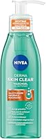 NIVEA Derma Skin Clear Waschgel, Cleanser für ein sichtbar verbessertes Hautbild, effektive Gesichtsreinigung für unreine Haut mit Salicylsäure & Niacinamid (150 ml)
