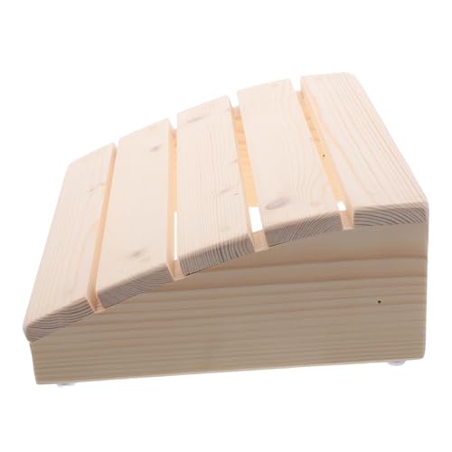 Wooden Piano Foot Rest for Ergonomic Elevated Step Stool for Proper Posture During Piano Practice Wood Construction for Home and School Use