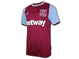 west ham united shop Sponsordruck von Betway vorne UMBRO West Ham United Trikot Home 2019/2020 Herren Bordeaux/hellblau, M