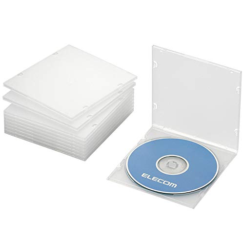 エレコム CD/DVDスリムプラケース/2枚収納/10パック/クリア 9jupf8b Amazon.co.jp: エレコム CD/DVDスリムプラケース/2枚収納/10