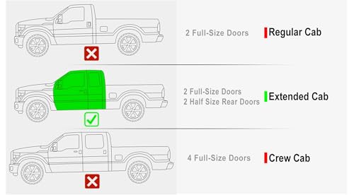 Estribos Laterales Acero Inoxidable para Ford F250 F350 miniatura 2