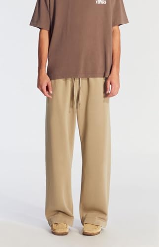 PacSun Men's Green Fleece Extreme Baggy Sweatpants3