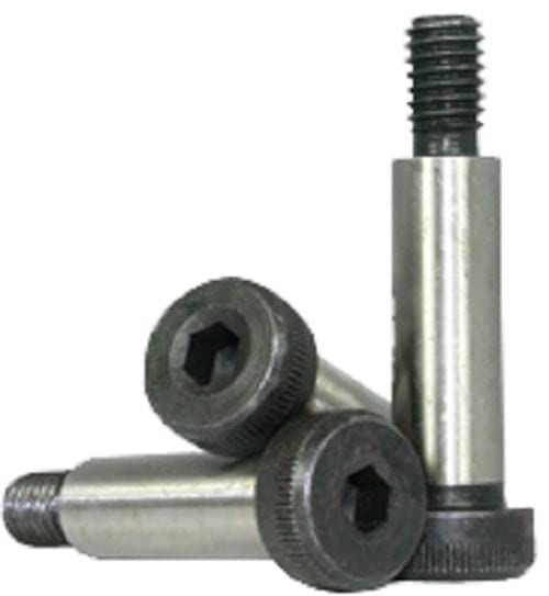 1/2X2 3/4 Socket Shoulder Screws | Blue Devil Brand | Coarse Thread | Heat Treated Alloy Steel | Plain Finish (Quantity: 25)