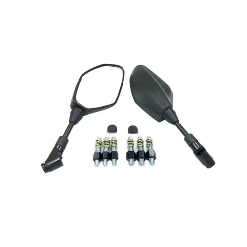 Espejo moto lateral antirreflejos con ángulo ajustable para conducción deportiva