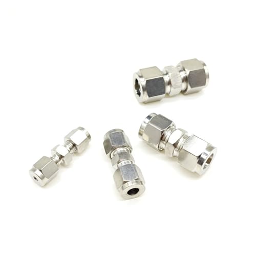 Conector de acero inoxidable 304 de 20mm con doble bicono para tuberías 6
