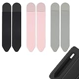 LOGJAM 6 Pcs Stylus Holder for Tablet, Self-Adhesive Universal Tablet Pens Cover Scratch, Dust and Shock Protection