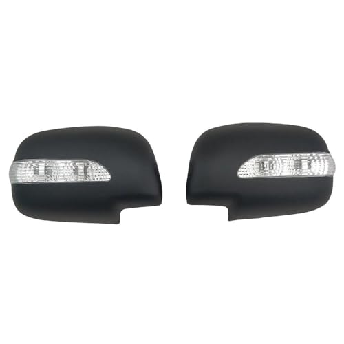 Couvercle rétroviseur noir chromé ABS avec LED pour Toyota Innova 2004-2012