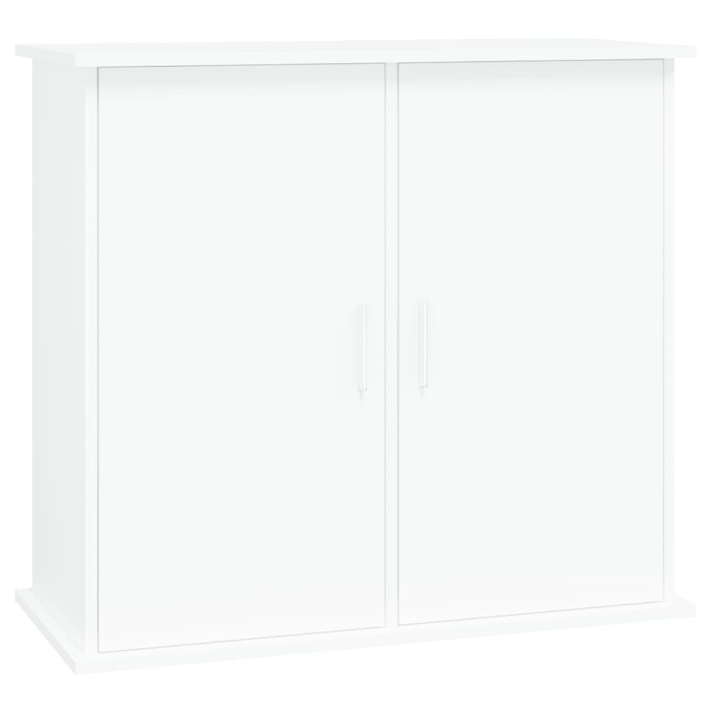 Soporte para Acuario Madera de ingeniería Blanco 81x36x73 cm Peceras Acuario Grande