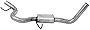 Walker Exhaust 54558 Exhaust Resonator and Pipe Assembly