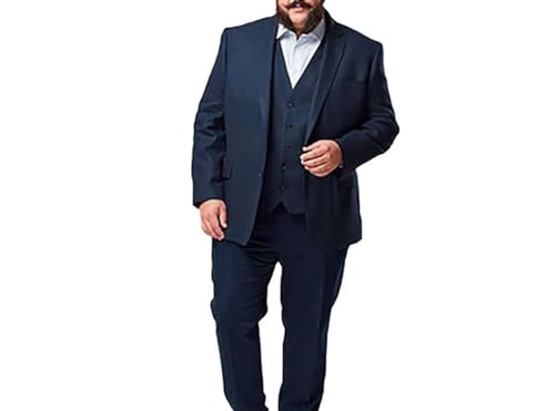 Men's Tweed Business Suit - Notch Lapel 3-Piece | Prom Dinner Groom2