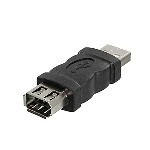Suxdlan USB to 6 Pin Adapter Type A Male to Firewire 1394 Female Convertor Plug for Cameras Phone