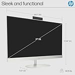 HP 27 inch All-in-One Desktop PC, FHD Display, AMD Ryzen 7 7730U, 32 GB RAM, 1 TB SSD, AMD Radeon Graphics, Windows 11 Home, 27-cr0012 (2024) - Image 5
