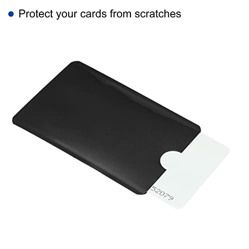 PATIKIL RFID Blocking Credit Card Sleeves, 15 Pack Contactless Protector Holder for NFC Purse,Black3