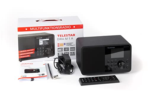 Telestar DIRA M 1 A - Digitalradio/Internetradio (DAB+ / DAB/UKW/FM/Internet, WLAN, Bluetooth 5.1, Farbdisplay, EWF Notfallwarnung) schwarz – Bild 7
