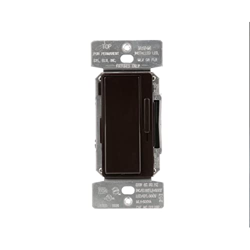 Image of Eaton Universal Decorator Dimmer 120V, Black /Brown /Gray
