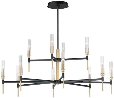 Maxim Flambeau - 21.6W 12 LED Chandelier in Traditional Style-23.25 Inches Tall and 48 Inches Wide