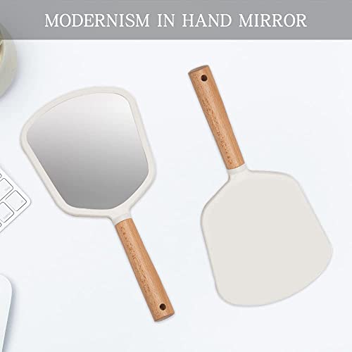 Image of Pink Portable Multipurpose Lightweight Mirror Compact Hand-Fit Size for Daily Use perfact for Makeup, Travel, and Personal Care - (Pack of - 1)