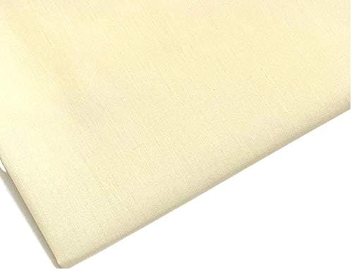 Plain Black Polycotton Fabric - 45 inch / 112 cm Wide (Black, 1 METRE)