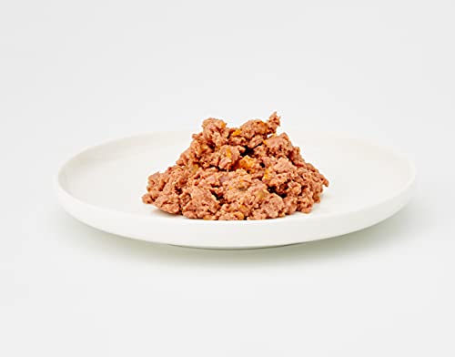 MjAMjAM - Premium Nassfutter für Katzen - Quetschie - saftiges Huhn an leckeren Möhrchen, 12er Pack (12 x 125 g), getreidefrei mit extra viel Fleisch